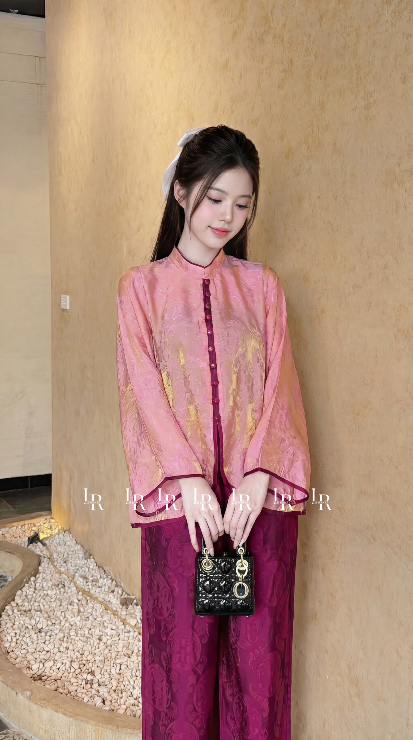 Pháp Phục Gấm Hồng Đào Phúc Lạc - Ảnh 3