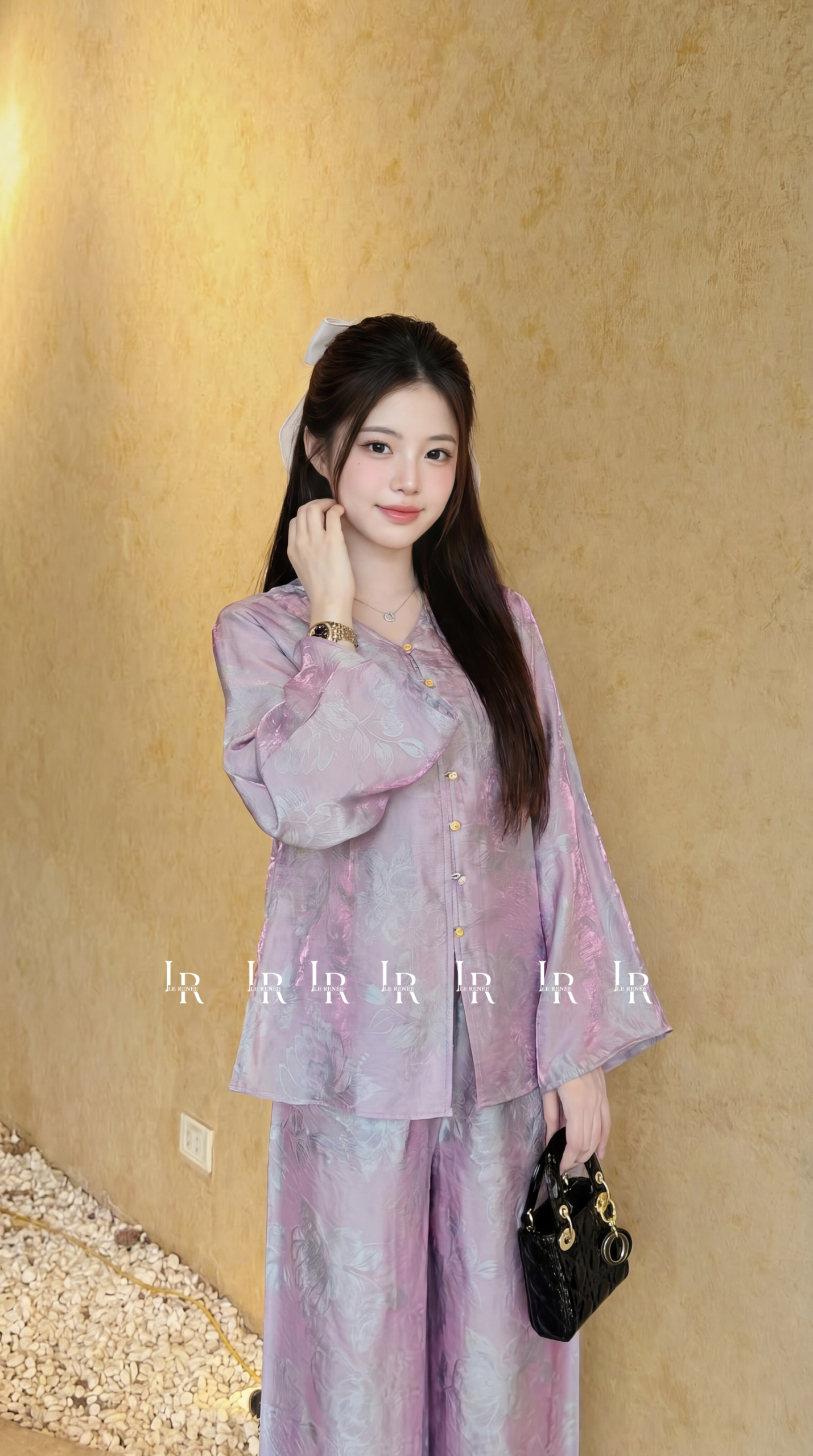 Pháp Phục Gấm Tử Liên Thanh Nhã