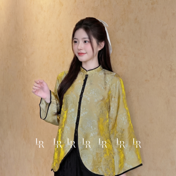 Pháp Phục Gấm Hoàng Kim Tĩnh Tâm