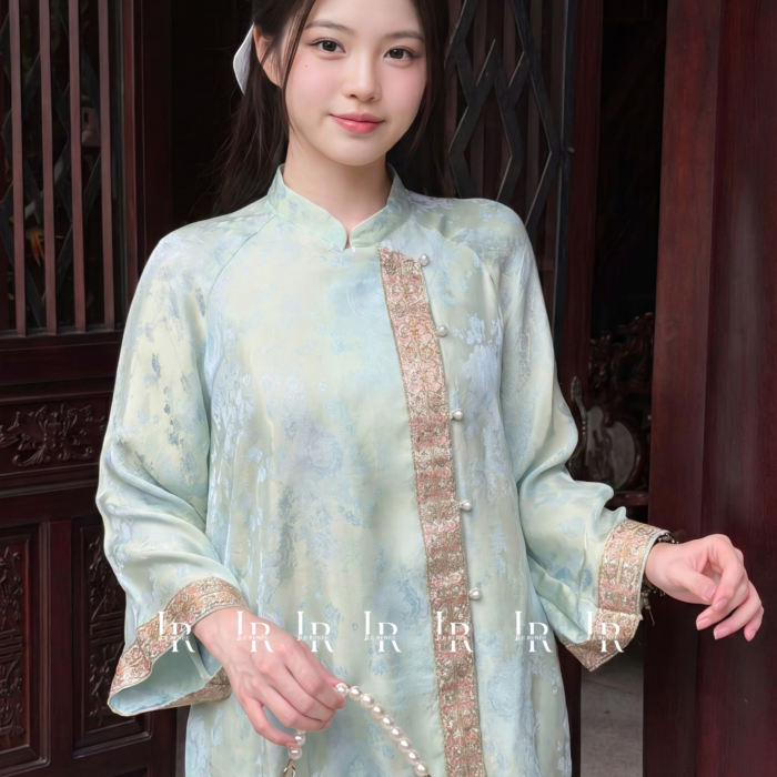 Pháp Phục Gấm Bích Ngọc Thanh Tịnh