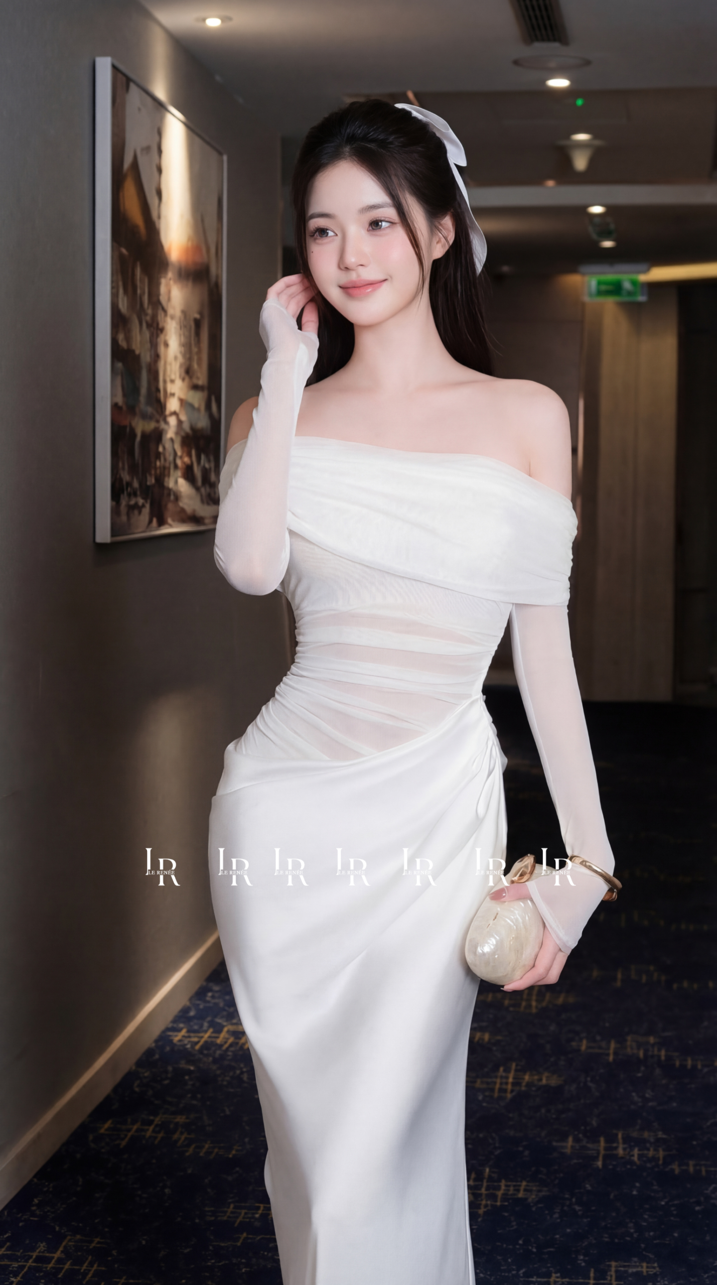 Váy Thiết Kế Dạ Tiệc Nguyệt Bạch - Ảnh 4